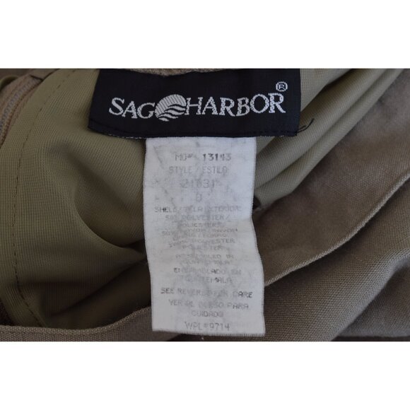 Vintage 90s Poly/Rayon Pale Olive Skirt size 8 | 26 waist - Picture 8 of 8